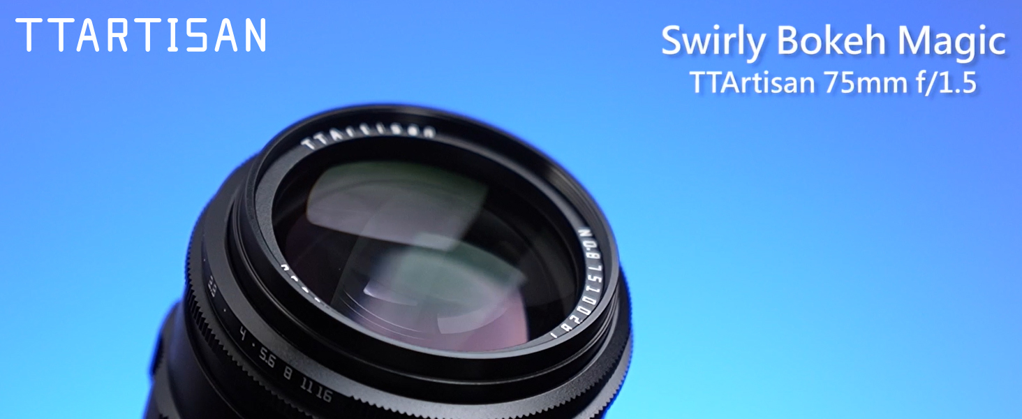 Amazon.co.jp: TTArtisan 75mm F1.5 M42マウント レンズ ぐるぐるボケ